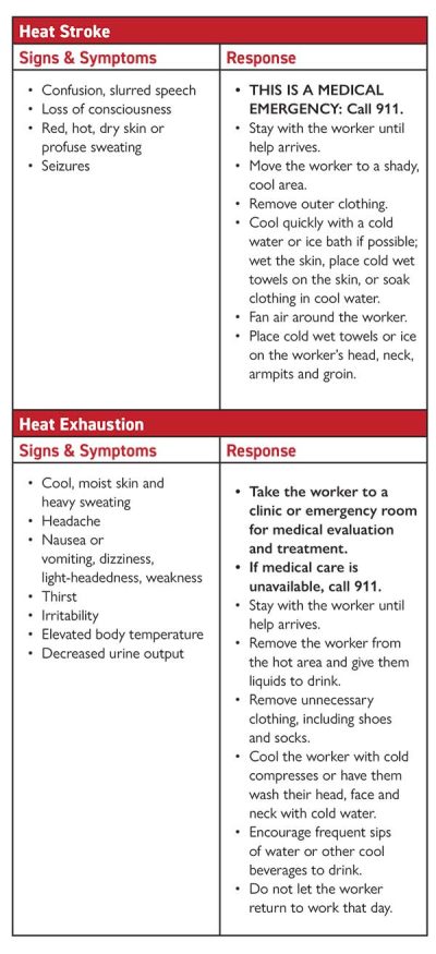 Heat Stroke Graph